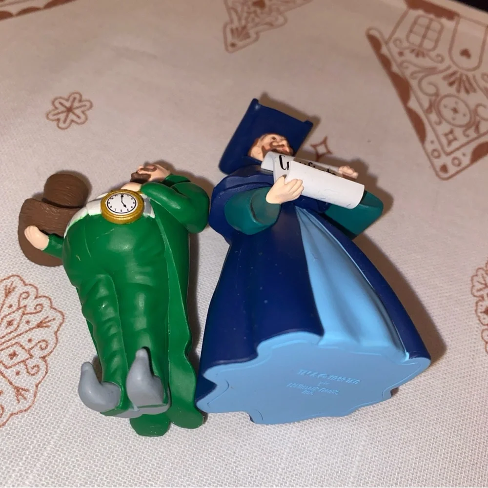 VTG Hallmark Keepsake The Wizard Of Oz Munchkinland Mayor & Coroner Ornament SET